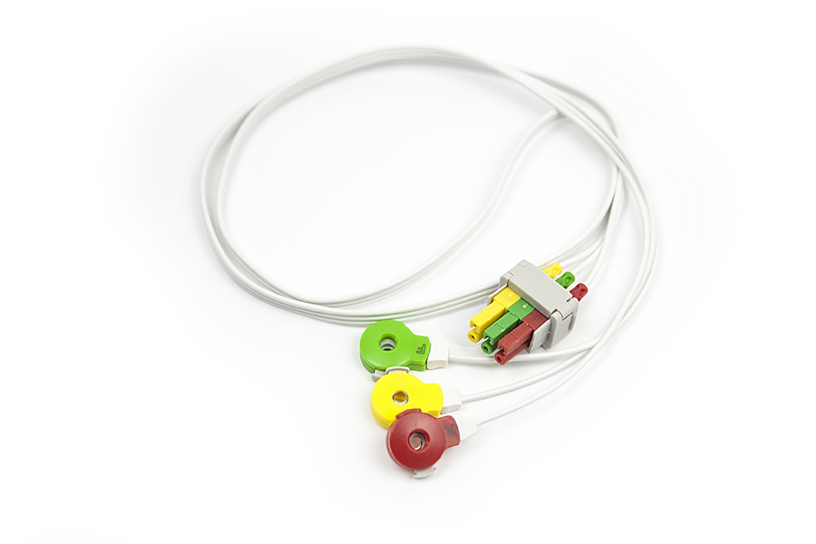 TEMED three lead single patient use disposable ecg lead for all monitors